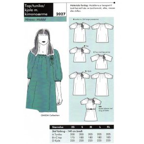 Onion 2027 Top/Kjole/Tunika til lette stoffer